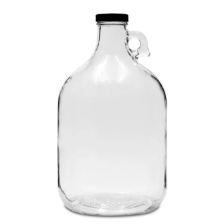 5L Glass Demijohn With Cap