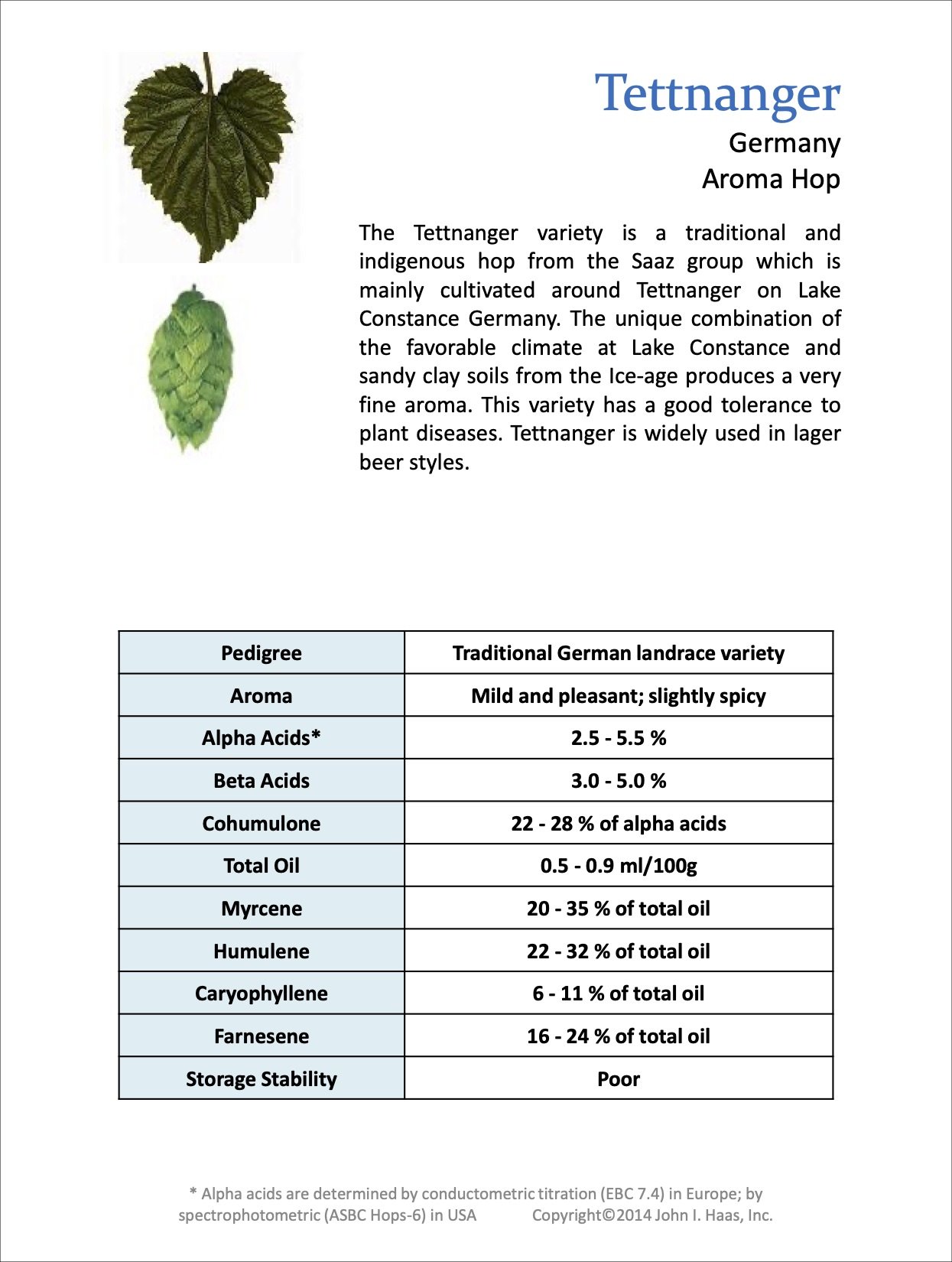 Tettnanger Hops