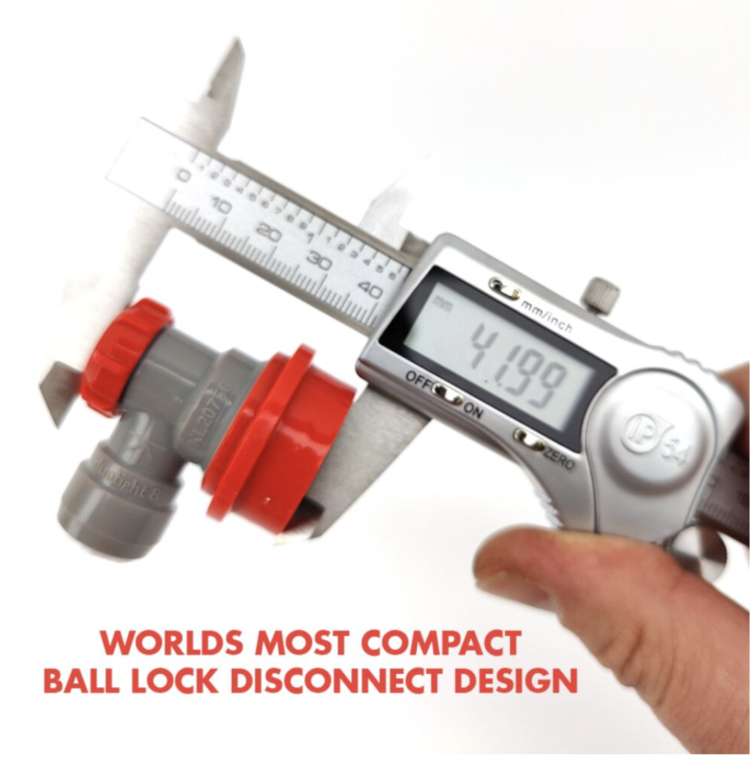 Duotight 8mm Ball Lock Disconnect Gas
