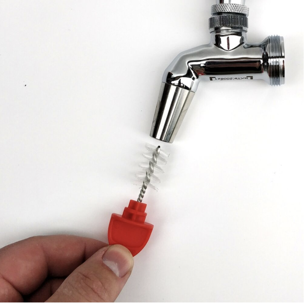 Beer Tap Faucet Cap & Brush 1