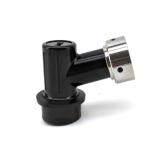 Liquid Ball Lock Disconnect with Integrated Tap Shank and Collar