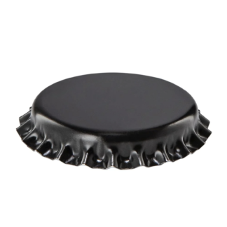 Black Crown Seal Bottle Caps