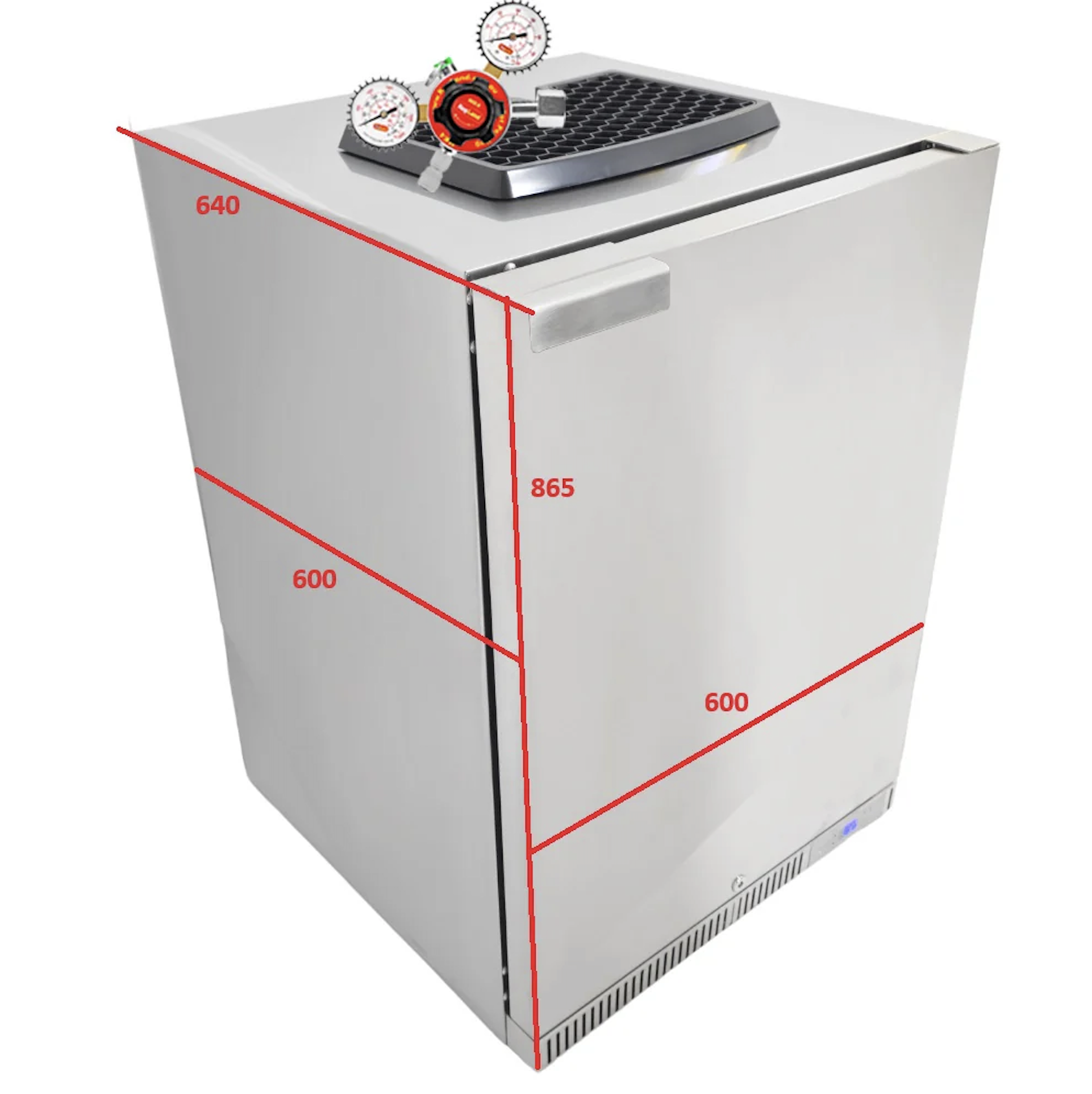 Under Cover Kegerator Base Unit Outside Dimensions