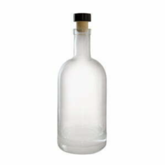 750ml Heavy Duty Round Glass Spirit Bottle