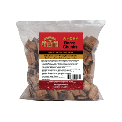 Tasmanian Whisky Barrel Chunks