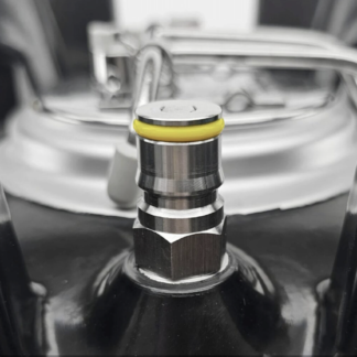 Ball Lock Keg Post O-Ring Yellow Liquid