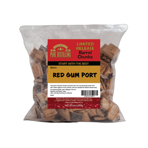 Pure Distilling Limited Edition Red Gum Port Barrel Chunks