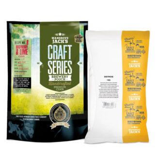 Mangrove Jack’s Craft Series Raspberry & Lime Cider with 1kg Dextrose
